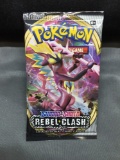 Factory Sealed Pokemon Sword & Shield REBEL CLASH 10 Card Booster Pack
