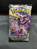 Factory Sealed Pokemon Sword & Shield REBEL CLASH 10 Card Booster Pack
