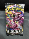 Factory Sealed Pokemon Sword & Shield REBEL CLASH 10 Card Booster Pack