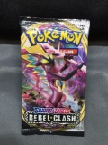 Factory Sealed Pokemon Sword & Shield REBEL CLASH 10 Card Booster Pack