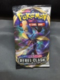 Factory Sealed Pokemon Sword & Shield REBEL CLASH 10 Card Booster Pack