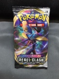 Factory Sealed Pokemon Sword & Shield REBEL CLASH 10 Card Booster Pack
