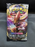 Factory Sealed Pokemon Sword & Shield REBEL CLASH 10 Card Booster Pack