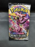 Factory Sealed Pokemon Sword & Shield REBEL CLASH 10 Card Booster Pack