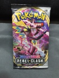 Factory Sealed Pokemon Sword & Shield REBEL CLASH 10 Card Booster Pack