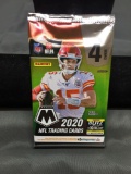 Factory Sealed 2020 Panini Mosaic Football 4 Card Pack - Joe Burrow Rookie?