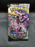 Factory Sealed Pokemon Sword & Shield REBEL CLASH 10 Card Booster Pack