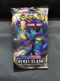 Factory Sealed Pokemon Sword & Shield REBEL CLASH 10 Card Booster Pack