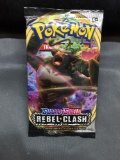 Factory Sealed Pokemon Sword & Shield REBEL CLASH 10 Card Booster Pack