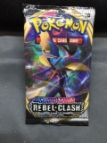 Factory Sealed Pokemon Sword & Shield REBEL CLASH 10 Card Booster Pack
