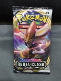 Factory Sealed Pokemon Sword & Shield REBEL CLASH 10 Card Booster Pack