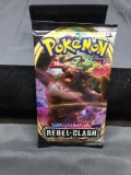 Factory Sealed Pokemon Sword & Shield REBEL CLASH 10 Card Booster Pack
