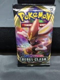 Factory Sealed Pokemon Sword & Shield REBEL CLASH 10 Card Booster Pack
