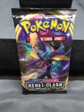Factory Sealed Pokemon Sword & Shield REBEL CLASH 10 Card Booster Pack