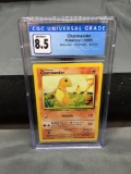CGC Graded 1999 Pokemon Base Set Unlimited #46 CHARMANDER Trading Card - NM-MT+ 8.5