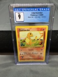 CGC Graded 1999 Pokemon Base Set Unlimited #46 CHARMANDER Trading Card - MINT 9