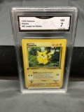 PSA Graded 1999 Pokemon Jungle 1st Edition #60 PIKACHU Trading Card - NM 7