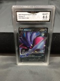 GMA Graded 2020 Pokemon Rebel Clash #121 MALAMAR V Holofoil Rare Trading Card - NM-MT+ 8.5