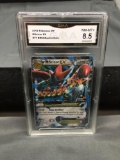 GMA Graded 2016 Pokemon XY Breakpoint M SCIZOR EX Holofoil Rare Trading Card - NM-MT+ 8.5