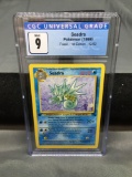 CGC Graded 1999 Pokemon Fossil 1st Edition #42 SEADRA Trading Card - MINT 9