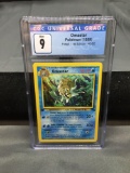 CGC Graded 1999 Pokemon Fossil 1st Edition #40 OMASTAR Trading Card - MINT 9