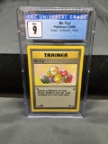 CGC Graded 1999 Pokemon Fossil 1st Edition #58 MR. FUJI Trading Card - MINT 9