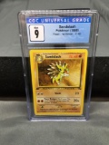 CGC Graded 1999 Pokemon Fossil 1st Edition #41 SANDSLASH Trading Card - MINT 9
