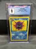 CGC Graded 1999 Pokemon Fossil 1st Edition #32 CLOYSTER Trading Card - MINT 9