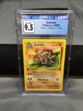 CGC Graded 1999 Pokemon Fossil 1st Edition #37 GRAVELER Trading Card - GEM MINT 9.5