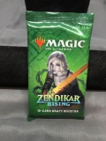 Factory Sealed Magic the Gathering ZENDIKAR RISING 15 Card Draft Booster Pack