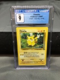 CGC Graded 1999 Pokemon Jungle Unlimited #60 PIKACHU Trading Card - MINT 9