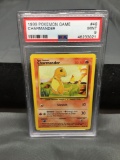 PSA Graded 1999 Pokemon Base Set Unlimited #46 CHARMANDER Trading Card - MINT 9