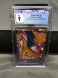CGC Graded 2020 Pokemon Champion's Path Promo CHARIZARD V Holofoil Rare Trading Card - MINT 9