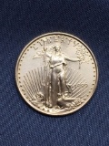 1999 United States 1/4 Ounce 999.9 Fine Gold Eagle Gold Bullion Round Coin
