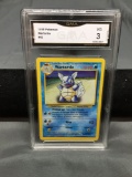 GMA Graded 1999 Pokemon Base Set Unlimited #42 WARTORTLE Trading Card - VG 3