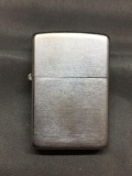 Vintage Bushed Chrome ZIPPO Lighter from Estate