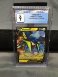 CGC Graded 2020 Pokemon Darkness Ablaze VIKAVOLT V Holofoil Rare Trading Card - MINT 9