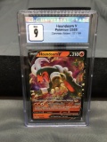 CGC Graded 2020 Pokemon Darkness Ablaze HOUNDOOM V Holofoil Rare Trading Card - MINT 9