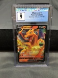 CGC Graded 2020 Pokemon Darkness Ablaze CHARIZARD V Holofoil Rare Trading Card - MINT 9