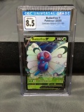 CGC Graded 2020 Pokemon Darkness Ablaze BUTTERFREE V Holofoil Rare Trading Card - NM-MT+ 8.5