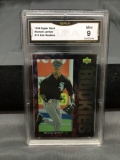 GMA Graded 1994 Upper Deck #19 MICHAEL JORDAN White Sox ROOKIE Baseball Card - MINT 9