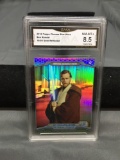 GMA Graded 2014 Topps Chrome Star Wars Gold Refractor BEN KENOBI Trading Card /50 - NM-MT+ 8.5