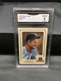 GMA Graded 2003 Diamond Kings Framed LOU GEHRIG Yankees Baseball Card - NM-MT 8