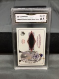 GMA Graded 2001 SP Authentic Cooperstown Calling MIKE PIAZZA Jersey Baseball Card - NM-MT+ 8.5