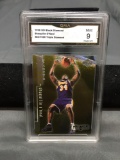 GMA Graded 1998-99 Upper Deck Black Diamond SHAQUILLE O'NEAL Lakers Basketball Card /1500 - MINT 9