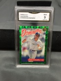 GMA Graded 1993 Donruss Elite Dominators JUAN GONZALEZ Rangers Baseball Card /5000 - MINT 9
