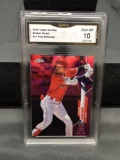 GMA Graded 2020 Topps Chrome Pink Refractor #21 SHOHEI OHTANI Angels Baseball Card - GEM MINT 10