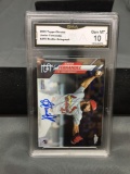 GMA Graded 2020 Topps Chrome JUNIOR FERNANDEZ Cardinals ROOKIE AUTOGRAPH Baseball Card - GEM MINT 10