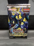 Factory Sealed Yugioh PHANTOM RAGE 1st Edition 9 Card Booster Pack