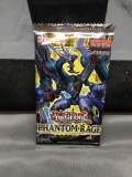 Factory Sealed Yugioh PHANTOM RAGE 1st Edition 9 Card Booster Pack